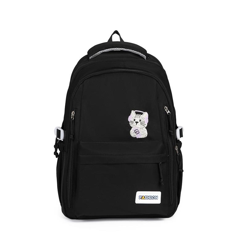 Schoolbag Contrasting Color Small Fresh Backpack Female Cartoon Cute Large Capacity High Value Backpack Primary School Junior High School Students