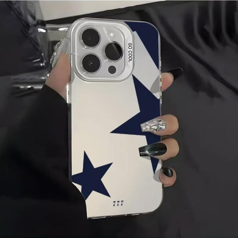 

Premium Blue Star IPhone11 12 13 14 15 16 ProMax Apple IMD Phone Case Xr Xsmax iPhone 16