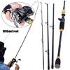 5,9 FT-6,9 FT Spinning Casting Rod Carbon Faser Medium & Medium Heavy 4 Stück Köder Angelrute