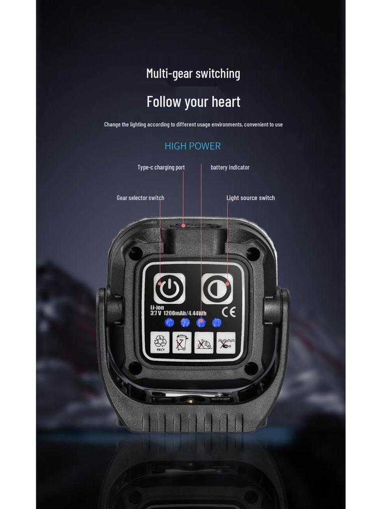 Portable Multi-Source Mini Camping Keychain Light