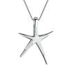 Fashion Women Ocean Starfish Pendant Necklace Featuring Vibrant Blue Green And White Fire Opal Stones