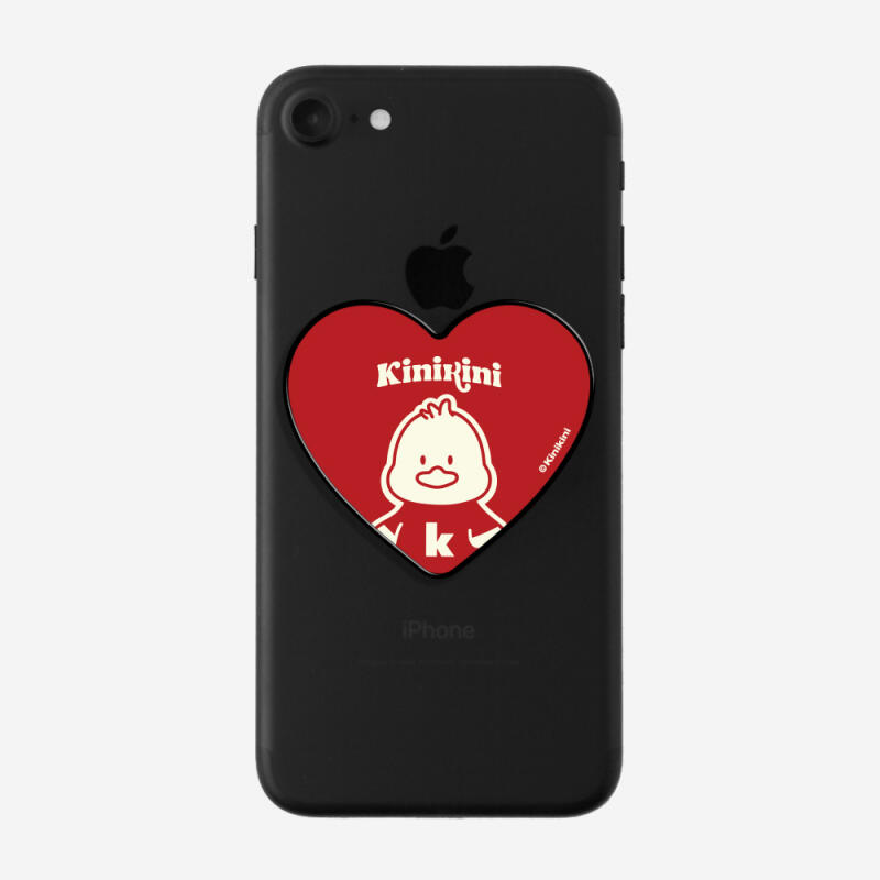 HELLO KINI CHICK-RED (Heart Talk) Black body