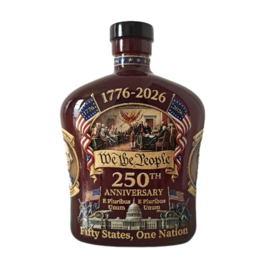 250th Anniversary Wine Bottle Elegant Handcrafted Drinkware for Storage And Display Collectible Gift for Anniversaries And Special Occasions