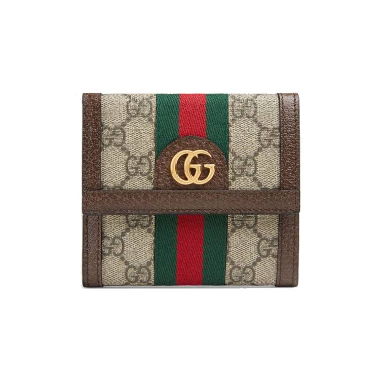 

Гаманець Gucci Ophidia зі смугою Logo Stripe, канва та шкіра, короткий, складений, унісекс, колір Ebony Brown 523173-96IWG-8745 Basic Set (Bag+Dust Bag)
