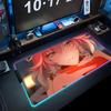 chang li Mouse Pad RGB Gaming Mousepad Big LED Pad PC Desk Mat Luminous Mouse Pad Large Keyboard Mats Table Rug With Backlit