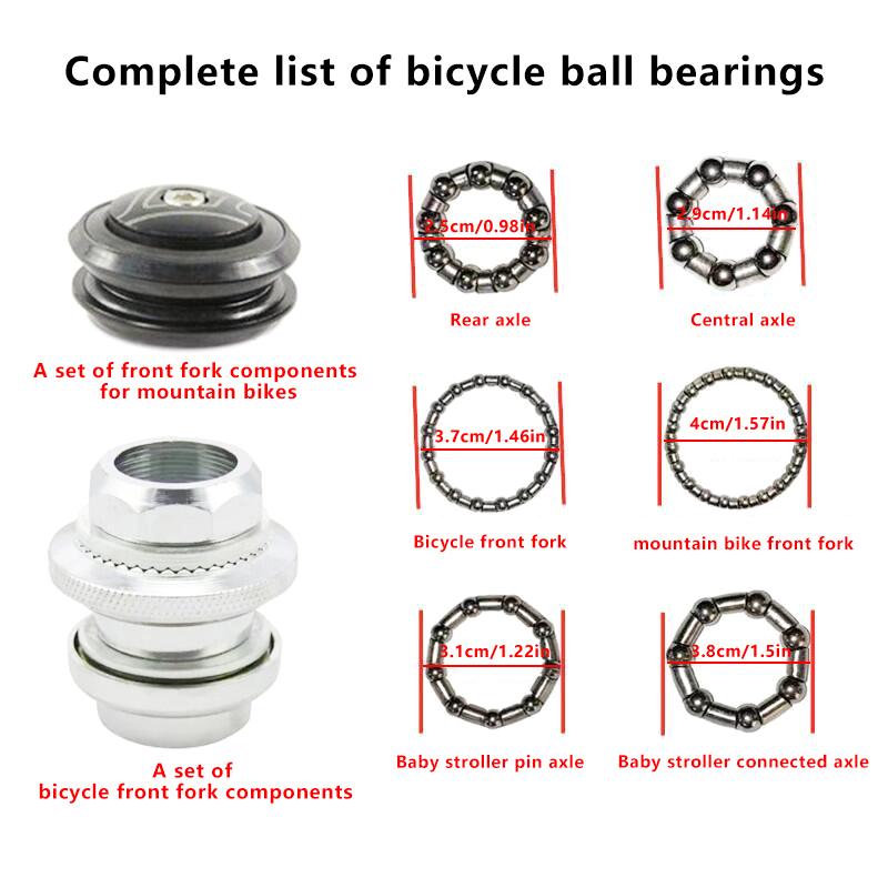 Kit di cuscinetti per forcella anteriore da 44 mm per mountain bike, set di calotte, nucleo di espansione Sunflower