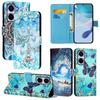 Cute Painted Leather Flip Phone Case on For vivo iQOO 15 Neo 11 Z10 Lite Z10X Z9X Z9 Turbo Z9S Pro Wallet Stand Book Cover Cards