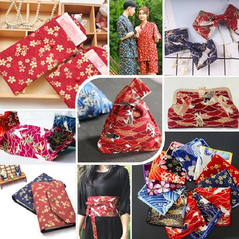 30Pcs Japanese Printed Cotton Fabric DIY Needlework Dress Patchwork Cloth Quilting Handmade Sewing Home Textile Material 20*25cm