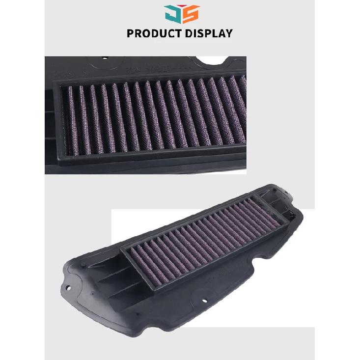 JSBM Motorcycle Washable High Flow Air Filter Intake Cleaner For Honda NSS 350 NSS350 Forza350 Forza 350 2020 2021 2022 2023
