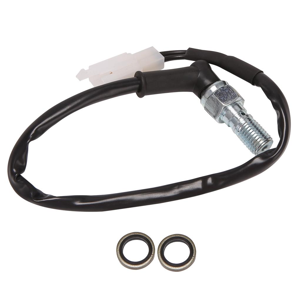 Universal Motorcycle Hydraulic Brake Pressure Rear Light Switch Hollow Bolt Accessories