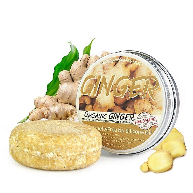Organic Ginger Shampoo Bar Anti Hair Loss Shmpoo Soap Hair Growth Care Soap