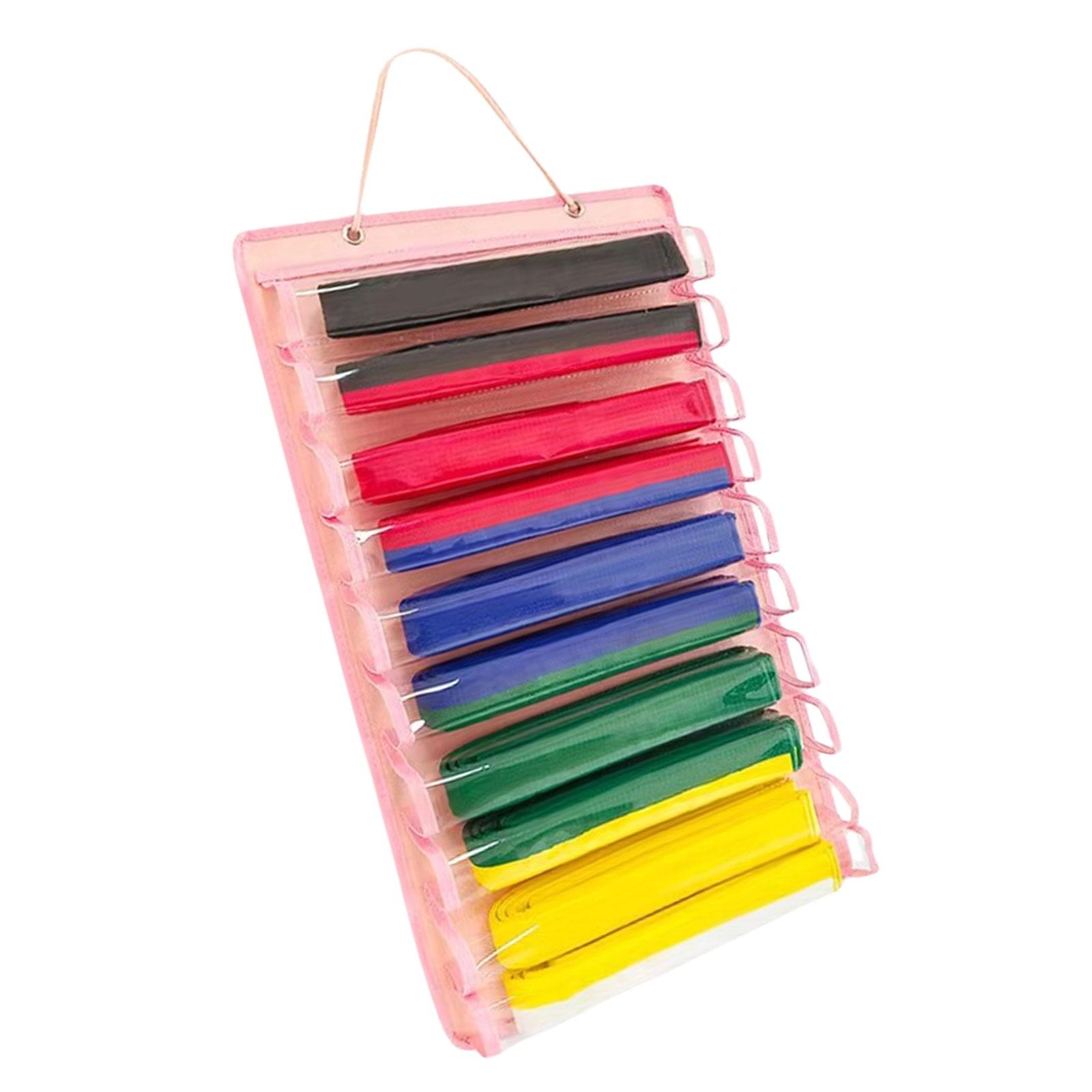 

Портативная стойка для демонстрации поясов и медалей для боевых искусств, пылезащитное решение для домашнего хранения, аксессуар для 8 поясов плюс полка 3