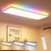 Panel świetlny sufitowy - NETTLIFE - 22 W - Regulowana jasność - Podświetlenie RGB - Zmiana koloru