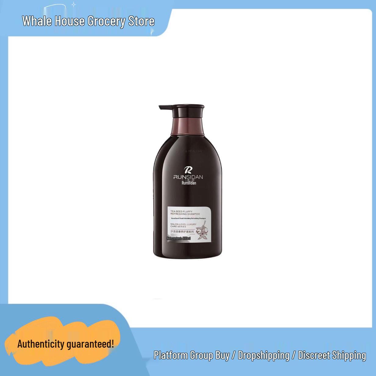 Dan Tea Seed Volumizing Shampoo & Red Ginger Anti-Dandruff Conditioner 500ml