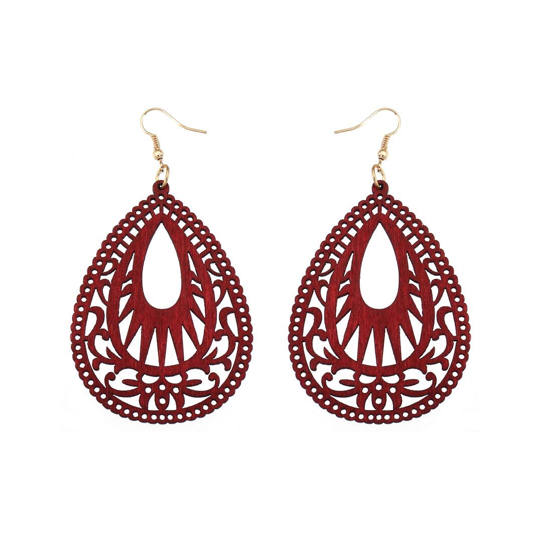 Simple Temperament Gold Earrings Wind Ear Hooks Stainless Steel Real Gold Electroplated Earrings Ear Buckles Women S Diy Earrings
