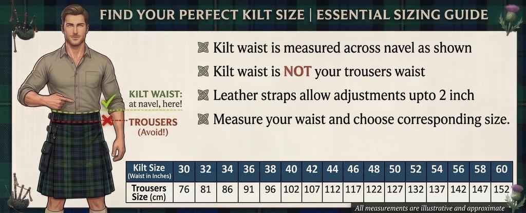 Duma Szkocji Męski Kilt Tartanowe Kilty Strój Highland