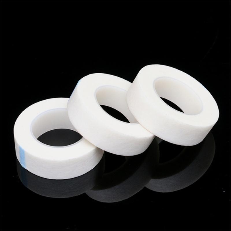 5/10/50/100 Stück 9m*1,25cm Weißes Klebeband Augen Wimpernpflaster Atmungsaktives Medizinisches Papierklebeband Wimpernverlängerung Fussel Augenlidaufkleber