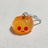 Halloween Luminous Ghost Keychain Halloween Decoration Party Accessories Mini Resin Ghost Pumpkin Keyring Backpack Pendant Gift