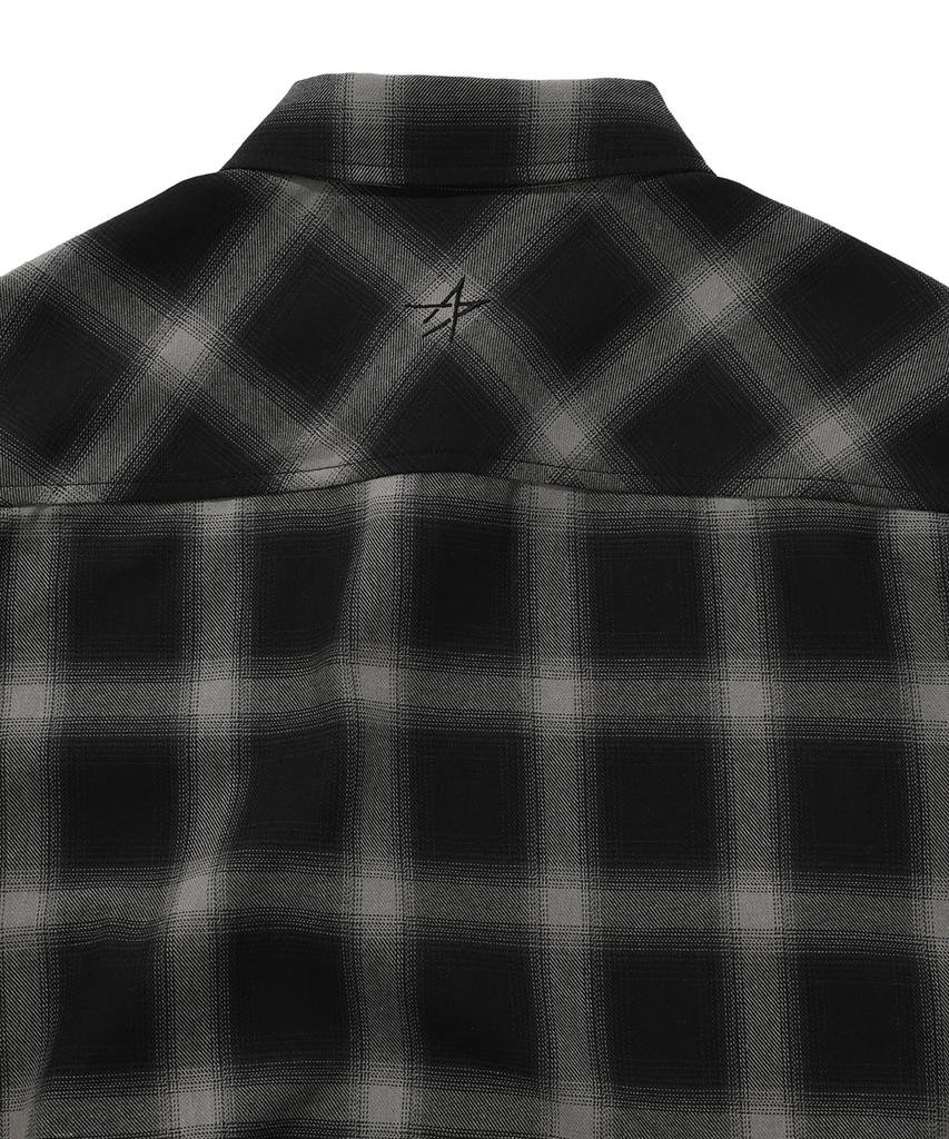 Loghideumatin Check Pattern Shirts (Grey)