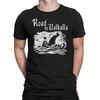 ROAD TO VALHALLA Mens T-Shirt Viking Vikings Boat Norse Seafarers Tee