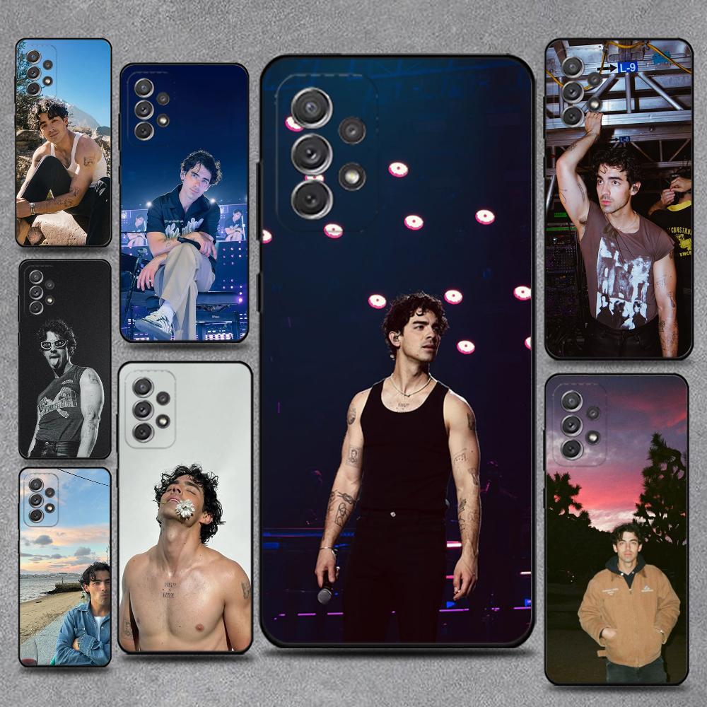 1PC Singer Joe J-Jonas Phone Case For Samsung S25,S24,S21,S22,S23,S30,Ultra,S20,Plus,Fe,Lite,Note,10,9,5G Black Cover