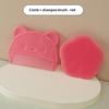 Set de 2 Piezas Masajeador de Cabeza de Silicona para Bebés Peine para Grasa Craneal Fetal Peine Suave para Baño de Niños Pequeños Limpieza del Cabello de Recién Nacidos Accesorios para el Cuidado del Bebé