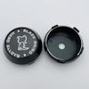 4 szt. Czarny Logo Nosorożca Emblemat Kołpaki Środkowe Koła Samochodowego Wysokie Kołpaki Felgi Pokrywa Piasty Samochodowe Akcesoria 60mm 64mm 65mm 68mm 69mm
