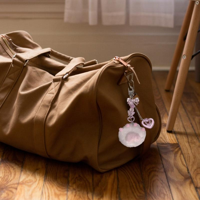 Beaded Lanyard Strap Butterfly Ribbon Designs Phone Pendant Keychain Pendant Bag Decoration for Phone Backpack and Keys