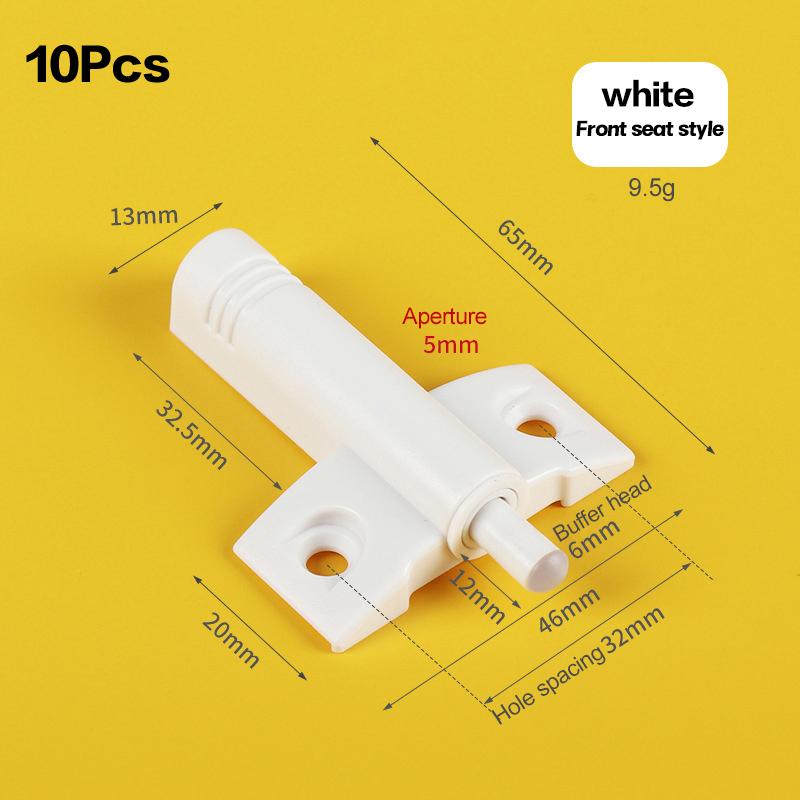 Practical Furniture Hardware Accessories, 10PCS Soft Close Cabinet Catches Damper Buffers for Door Stop