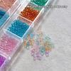12 Grids/Box 3D Nail Art Charms Mix Round Colorful Pearls Beads Jewelry Manicure Craft  Accessories For Decoration