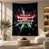 Decorative Tapestry,VfB Stuttgart Football Printed Wall Art, Lightweight Wall Hanging For Bedroom Background