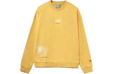Li Ning Skateboard Sweatshirt Unisex Light Ochre Yellow AWDR447-2