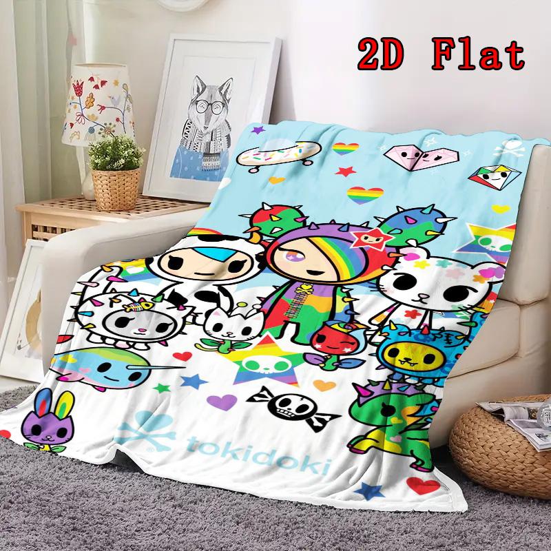 Tokidoki 2D Flat Pattern Flannel Blanket High Quality All Seasons Warmth and Comfort Perfect for Christmas Gifts.PMT0914025