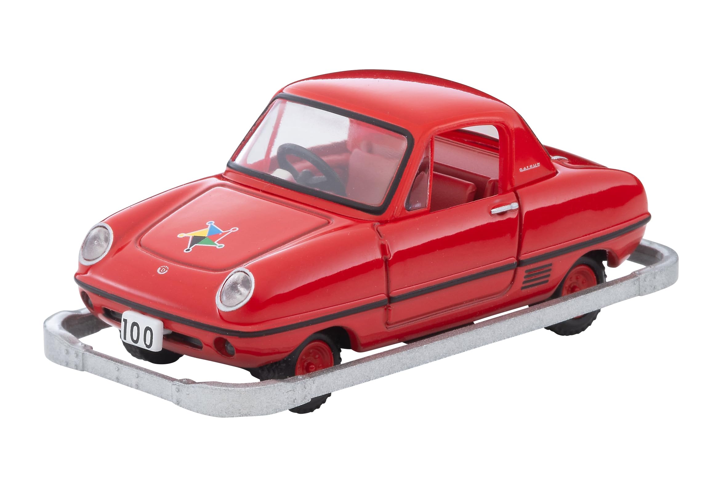 TOMYTEC Kodomo no Kuni x TLV Datsun Baby Восстановленный Автомобиль Красный с Фигуркой 336624 (Готовый продукт)
