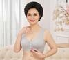 Front Buckle Cotton Bra: Wireless, Plus Size, Vest Style for Middle-Aged & Elderly Women