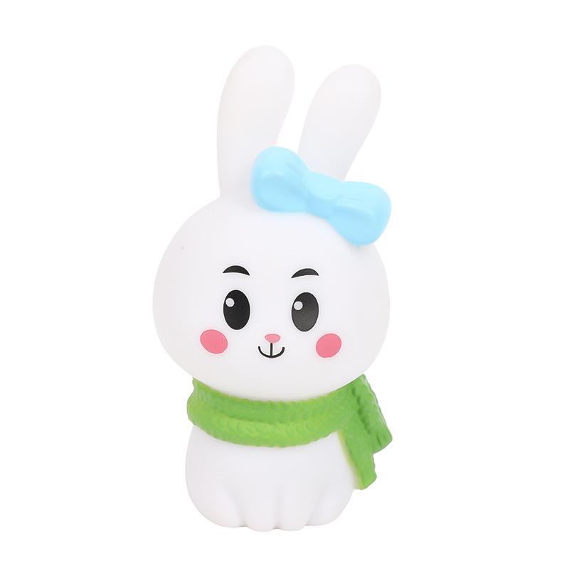 

Ночник Фигурка кролика Миниатюрный кролик Светодиодная лампа для комнаты Украшение дома 1pc +gift bag