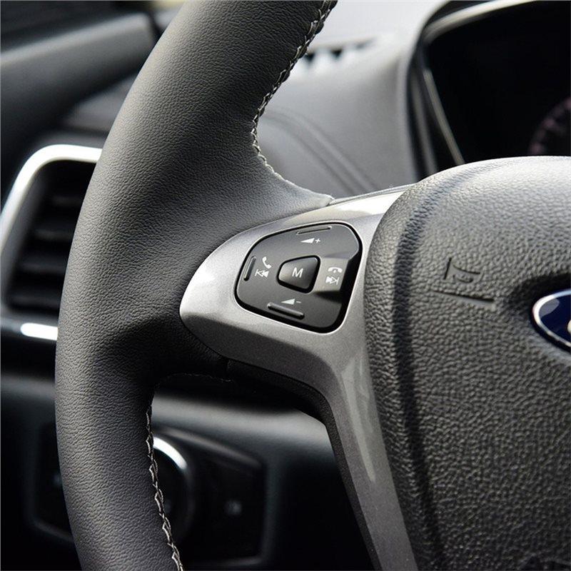 Steering Wheel Volume Control Switch Button Left For Ford Fiesta MK7 MK8 Ecosport 2013 2014 2015 Red Backlight