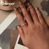 BAMOER 925 Sterling Silver Cute Dachshund Ring for Women Lovely Pet Dog Open Ring Statement Ring Jewelry Gift for Pet Lover