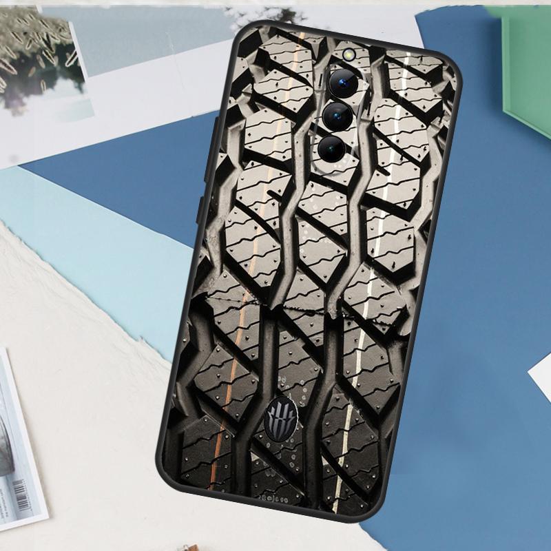 

Tire Tread Pattern Case For ZTE Nubia Red Magic 8S 9S 10S 10 9 8 11 Pro Plus 6 7 6S 7S Pro 5G 6R 10 Air Cover Red Magic 9 Pro