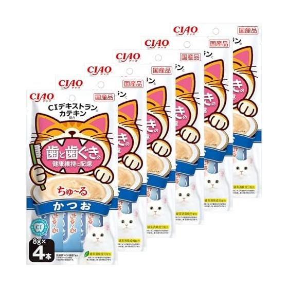 Ciao (CIAO) Set of 4 and 6 pieces of bonito for maintaining the health of your teeth and gums