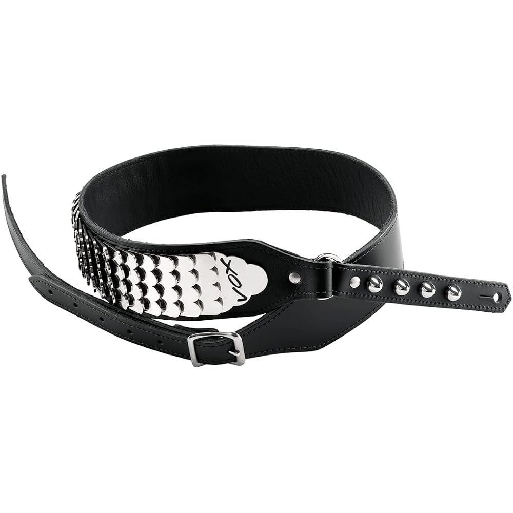 Vox Python Strap V822 Leather Guitar Strap Black