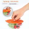 Silicone Fresh-Keeping 5-Piece Lid Set: Leak-Proof, Heat-Resistant, Easy-Clean