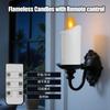 Pack of 12 Rechargeable LED Candle with Remote Control Flameless Tealight  Xmas Valentine Wedding Church Home Table Decoration