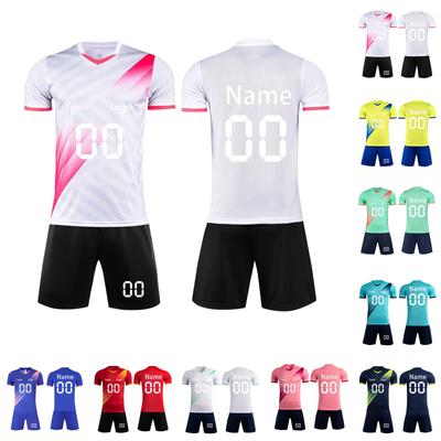 Personalisierte Shirts Kit Herren Mädchen mit Namen Nummer benutzerdefinierte Fußballtrikots für Jungen Trainingsanzug