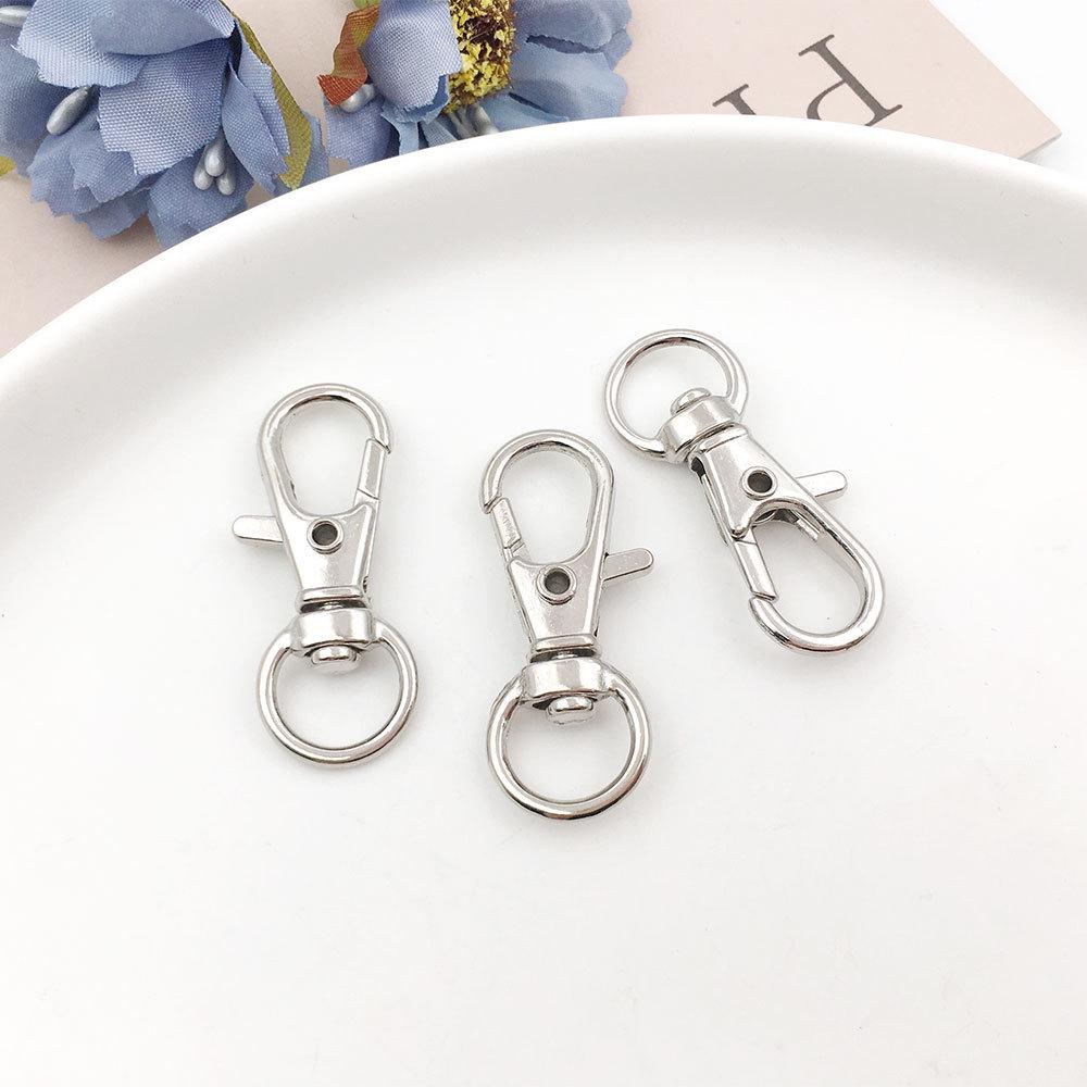 

Кожаный брелок с цинковым карабином и крючком для ремня 38 mm