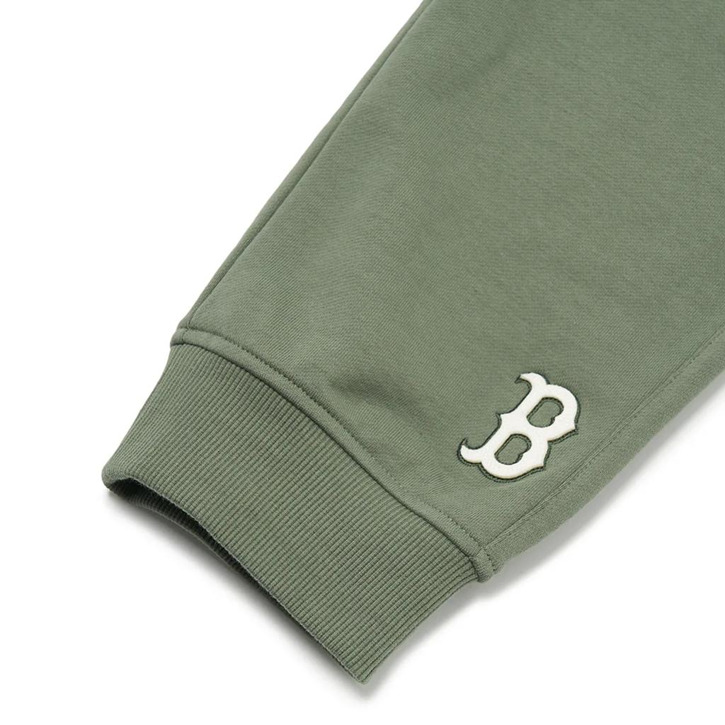 Calças Cargo com Novo Logótipo Base da MLB Unissexo Verde 3APT00321-43KAD