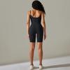 Seamless And Sexy Peach Hip One-piece Suspender Yoga Jumpsuit, Shapewear, Fitness Exercise Back Yoga Suit