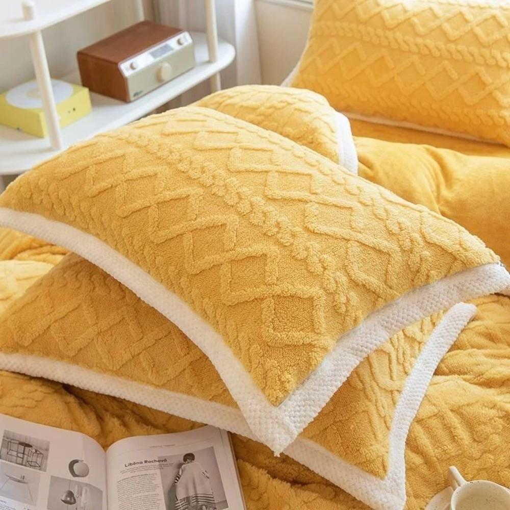 Thickened Pillow Cover Warm Cushion Cover New Pillow Cases  Winter