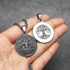 Vintage Tree of Life Pendant Necklace Chain Unisex Fashion Gothic Amulet Talisman Jewelry Party Gift