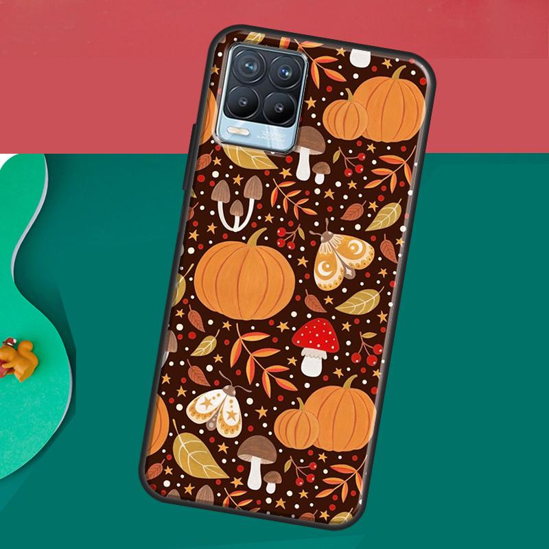 Autumn Leaves Fall Halloween Case For Realme 10 9 11 Pro Plus GT Neo 5 2T 3T C11 C15 C21Y C25s C30 C31 C33 C35 C55 Cover